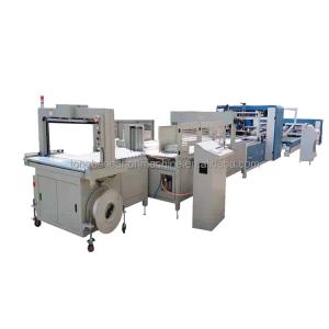 Automatic Folder Gluer Inline Corrugated Box Flexo Printing Machine with 1200mm
