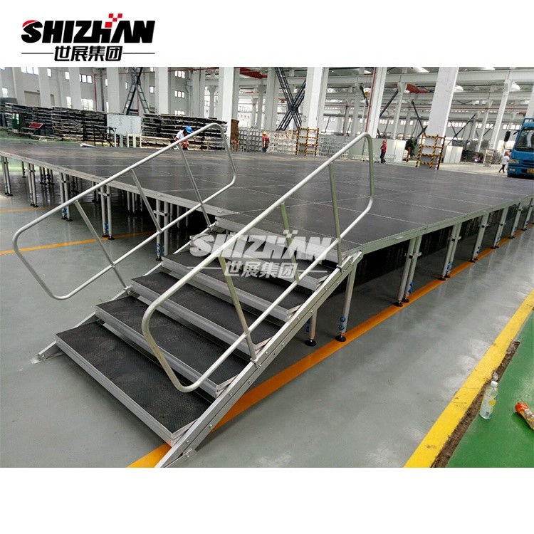 750kgs/sqm Heavy Duty Portable Aluminum temporary 4x4 Stage Platform