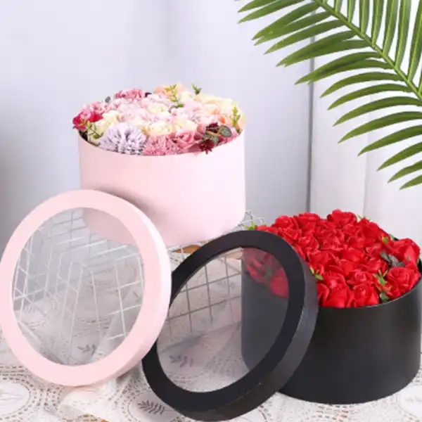 Custom Rose Flower Carton Box Packaging Industrial Gift Craft Custom Order for Mothers Day