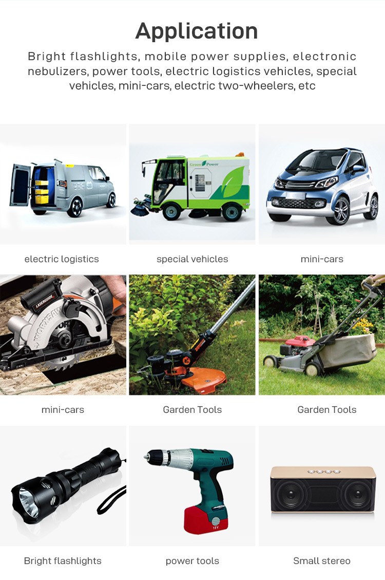 Customized 18650 2500mAh Rechargeable Solar Battery 3.6V For Golf Carts