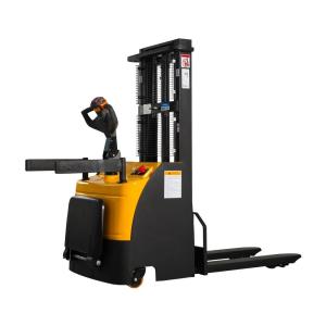  Electric Pallet Stacker with Highest Height 5.5m Load Capacity 1-1.5t and Load Center 500mm Manufactures