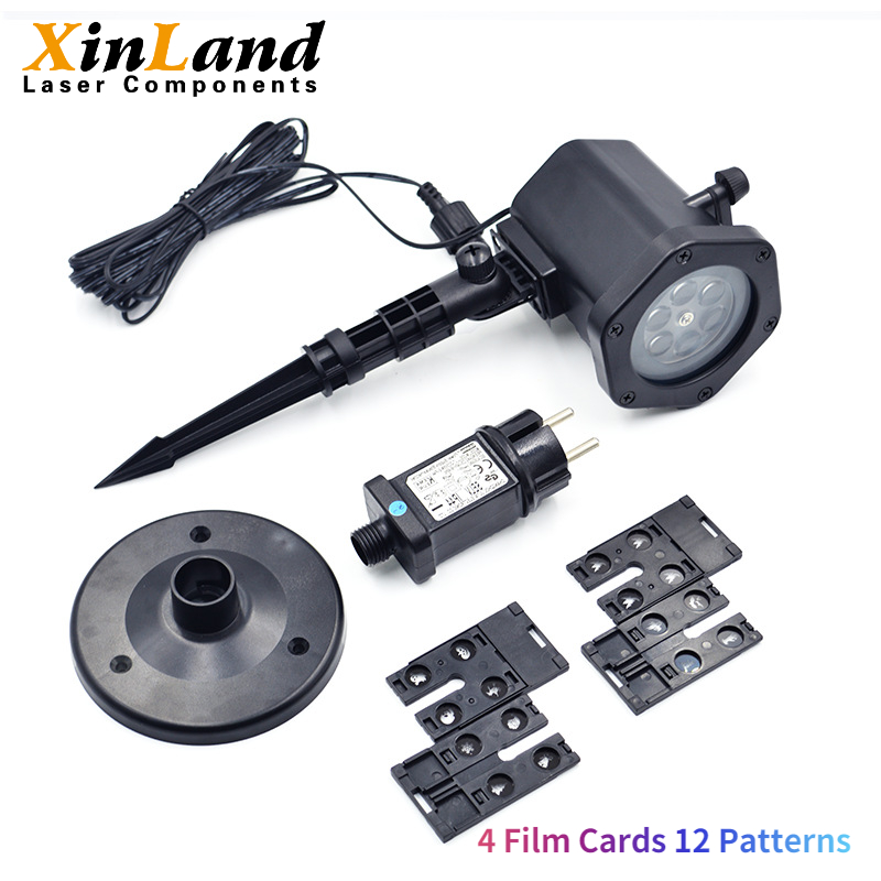 Remote Control Laser Party Light 12 Patterns Christmas Projector Lights Waterproof