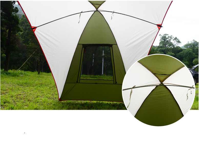 4 Seasons 190T Polyester SUV Rear Outdoor Camping Tent