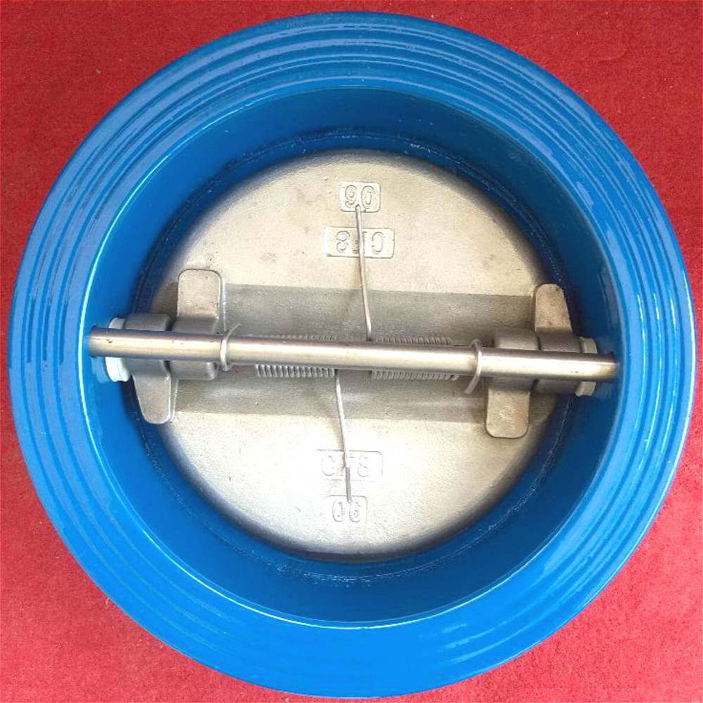 jis din asme wafer type duo dual check valve
