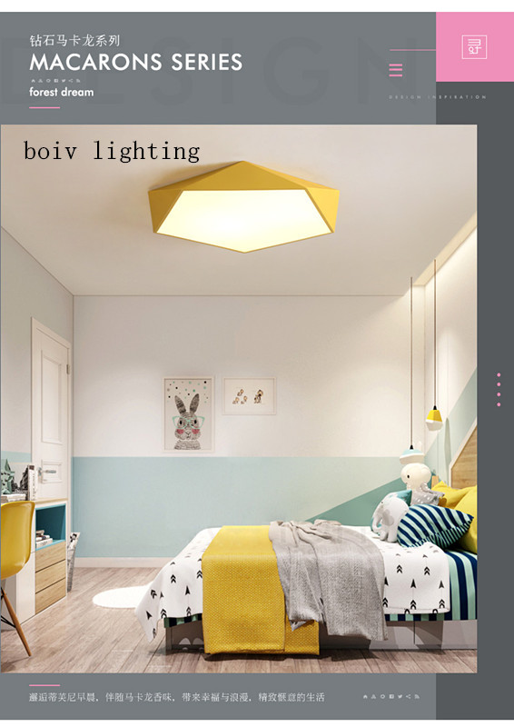 concise modern diamond Ma Long Series small/medium/big simple and fashionable bedroom/living room/balcony ceiling lamp