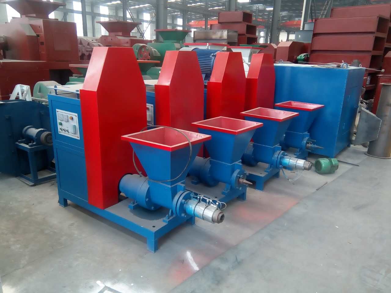 Rod Coal Charcoal Making Machine Briquetting Extruder Forming Press