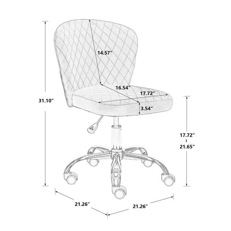 Computer Chair Task Chair Home Executive Desk Chair-Navy