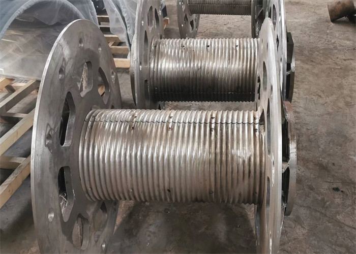 Wire Rope/Cable Winch Drum Fixed Q355B Lebus Sleeves, Plug Welding