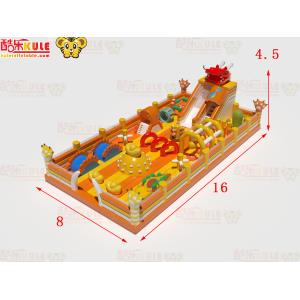 Inflatable Castle Bouncer With Obstacles Course Fun Park Playground