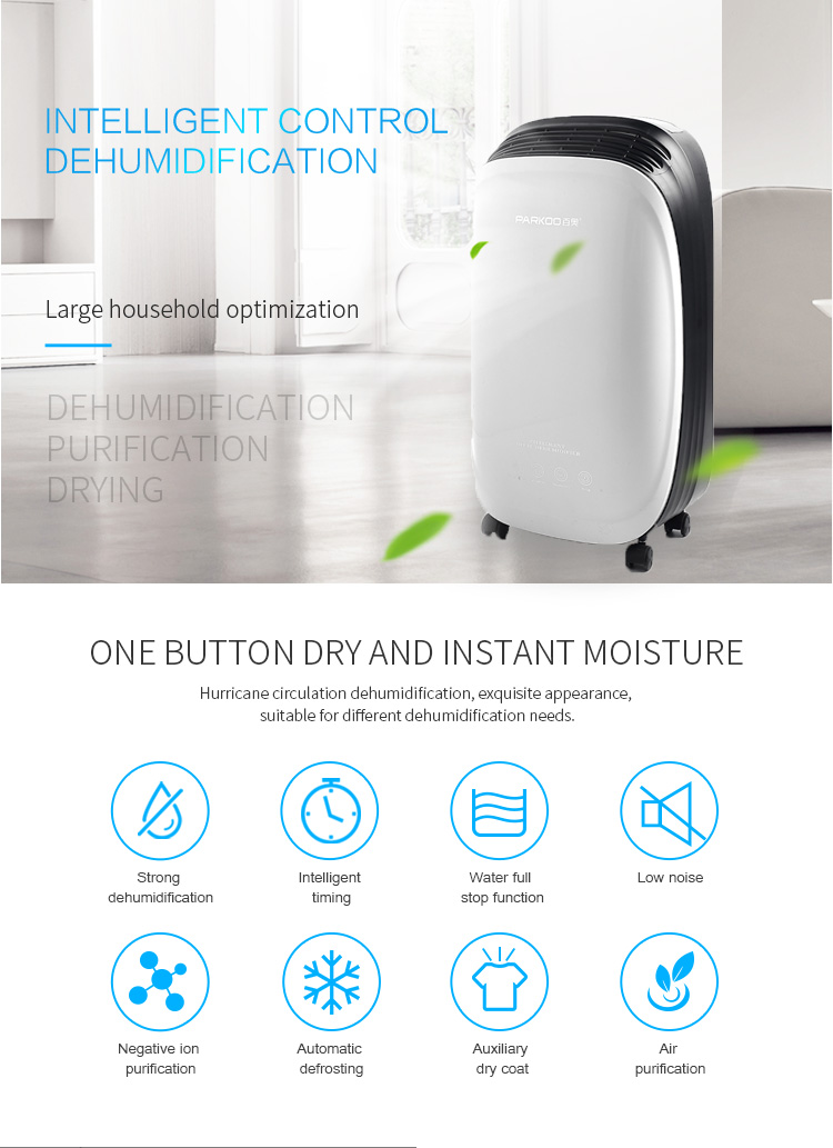 10L/Day Dehumidifier Best Clothes Dryer Home Air Dehumidifier