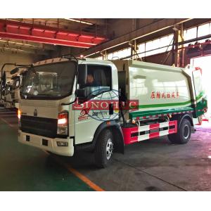 Compactor Waste Collection Trucks 3 - 5 Tons Loading 4m3 Volume Light Duty