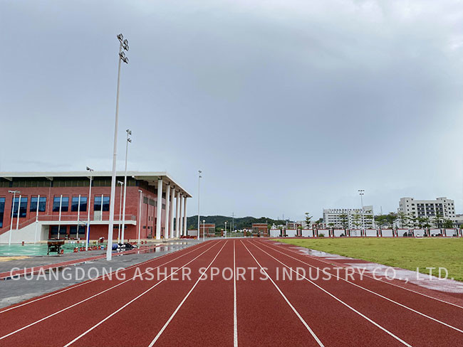 Anti UV Tartan Running Track Highly Weatherproof EPDM Material
