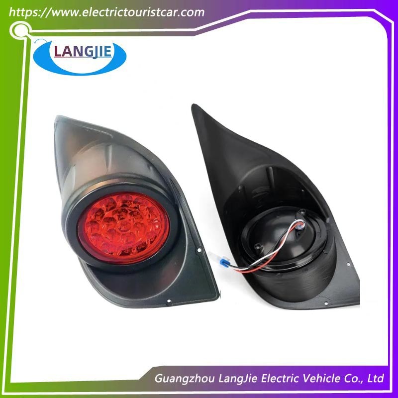 Yamaha Golf Cart'S LED Taillights And Halogen Headlights
