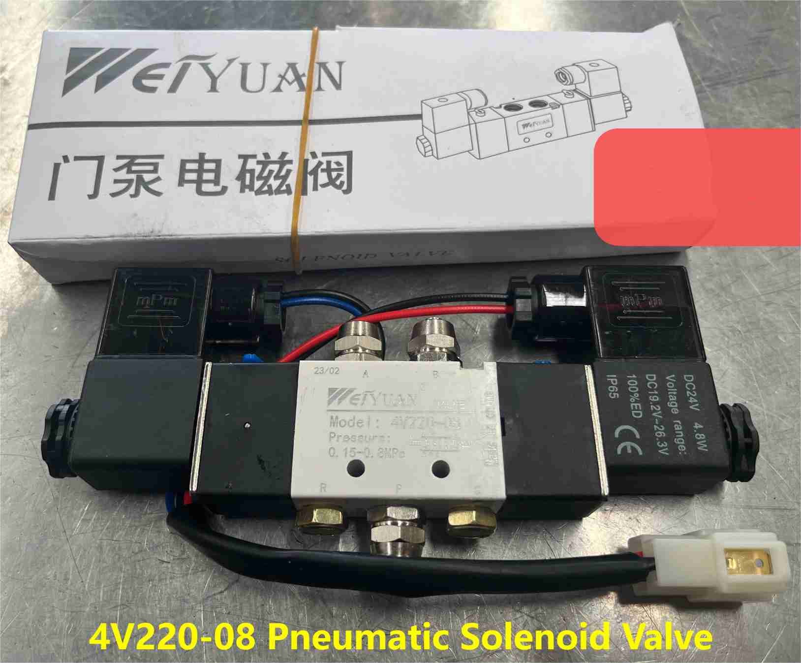 4V220-08 Pneumatic Solenoid Valve YUTONG Bus Spare Parts OEM/ODM/SMS