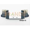 Buy cheap 1/2'' Double Coils 5/2 Way Pneumatic Cylinder Valve 4V420-15 0.15-0.8MPa from wholesalers