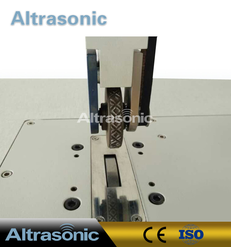 800W Ultrasonic Titanium Rotary Wheel Ultrasonic Sealing Machine for Special Material Taffeta