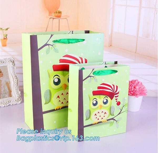 Luxury Paper Gift Carrier Shopping Bag Party Bag with Handles,printed paper carrier bag for apparel shopping bag, bageas