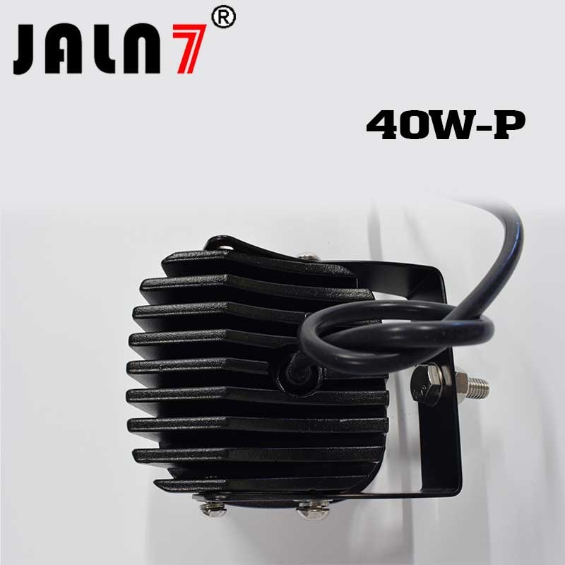 Led Work Light JALN7 40W Car Driving Lights Fog Light Off Road Lamp Car Boat Truck SUV JEEP ATV Led Light