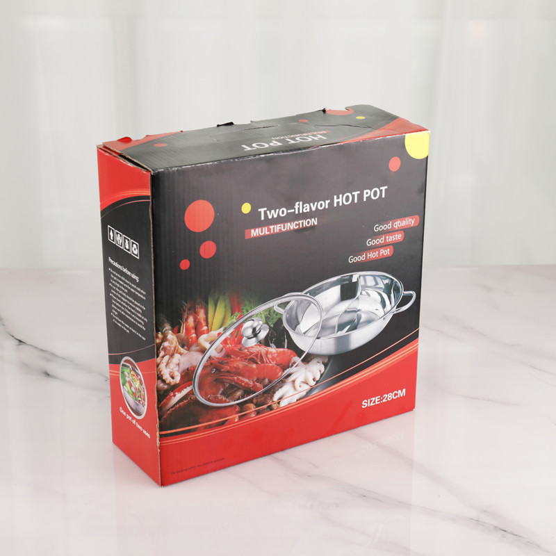 Long Service Life Kitchen Soup Pots Stainless Steel Material With Glass Lid