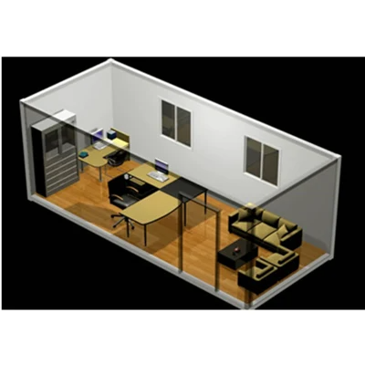 20ft or 40ft Mobile Living Container House with Customized Galvanized Steel Structure