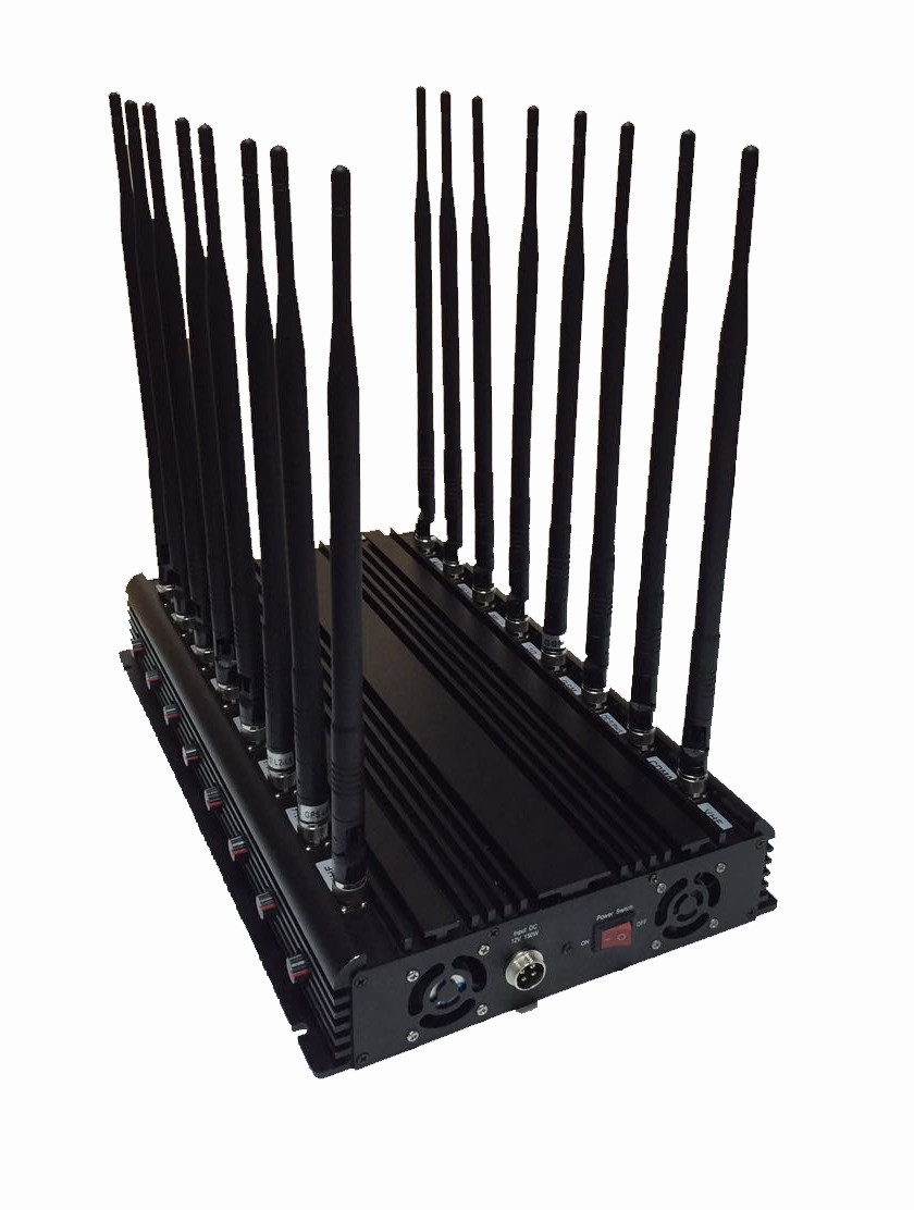 2 Watt Cell Phone Signal Jammer 16 Bands GSM CDMA 3G 4G GPS WiFi Signal EST-502F16