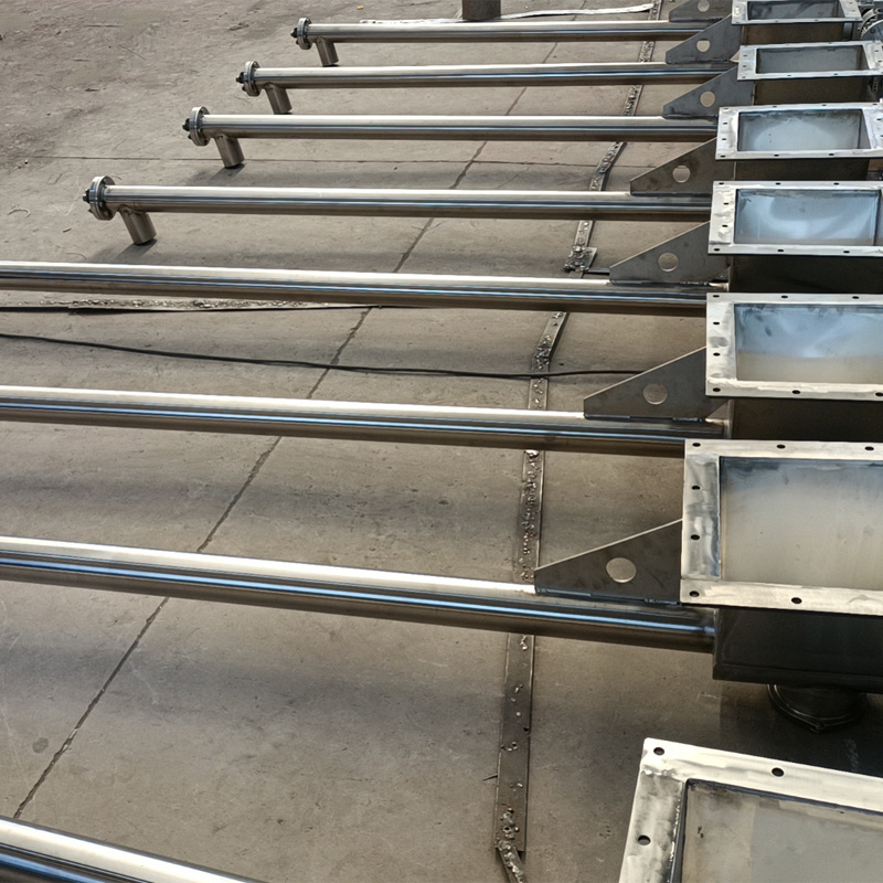 OEM Custom Industry Pellet Carbon Steel Spiral Screw Auger Conveyor Feeder