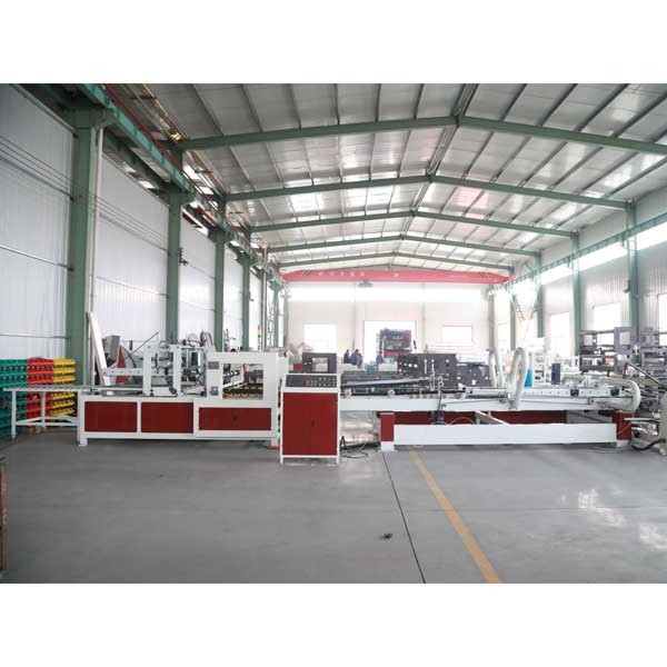 BYZ-A Series Automatic Box Folder Gluer Machine PLC Touch Screen