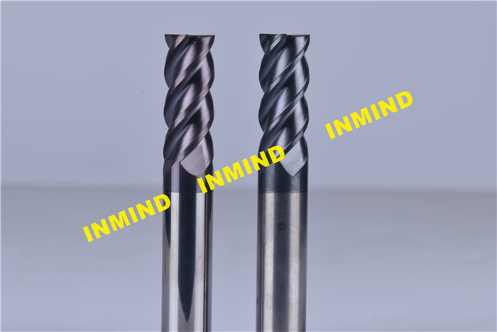 HRC65 45 Degree Drill End Mill , High Speed End Mills Carbide Cutting Bit