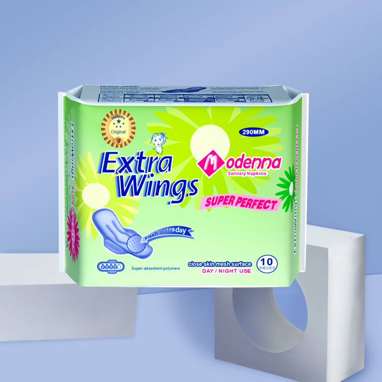 Sanitary Napkins Women Super Absorbent Pure Cotton Sanitary Pads Long Length Anion Chips Softcare Ultra Thin 245mm 290mm