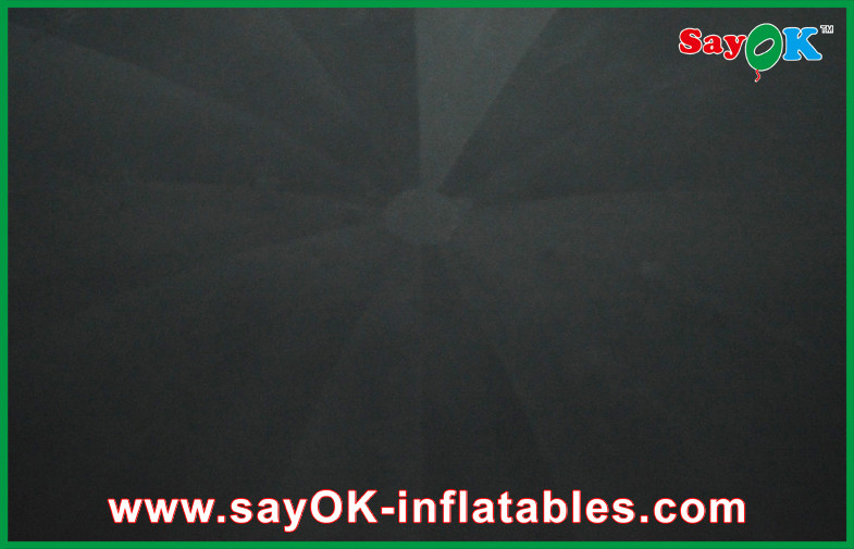 15m Hangout Oxford Cloth Inflatable Dome Structures Digital Projection Show Use
