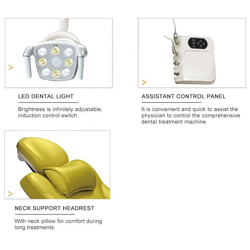 Shadowless Electric Dental Chair Set LED Surgical Lamp For Clinic