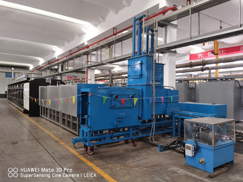 Continuous Mesh Belt Furnace Energy Natural Gas Catalyst Rare Earth Calcination