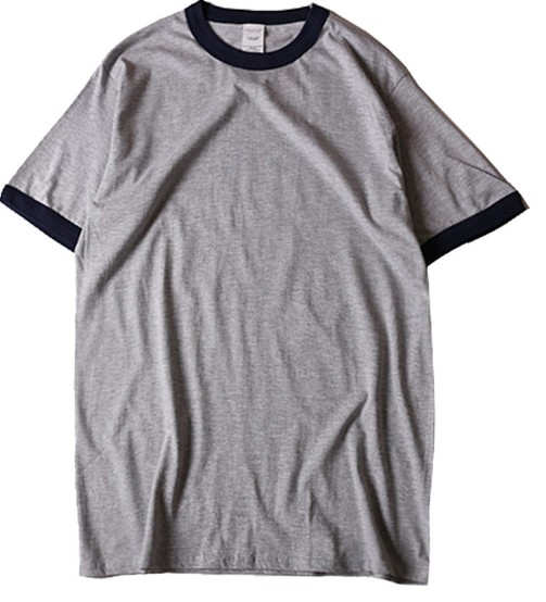 Simple cheap blank crewneck short sleeve plain cotton wholesale tagless t shirts