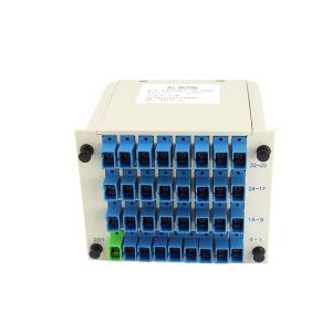FTTH OS1/OS2 Fiber PLC Splitter 1x32 Plug In Insert Card Type