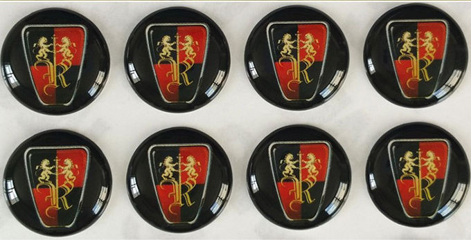 Custom printing self adhesive round epoxy dome resin gel sticker