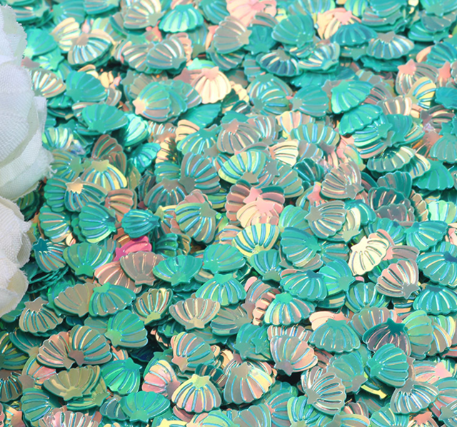 Excellent Nail Art Effect Sea Shell Sequins Glitter Powder for Clothing Accessories Craft DIY Bags Clothes in 365 Colors