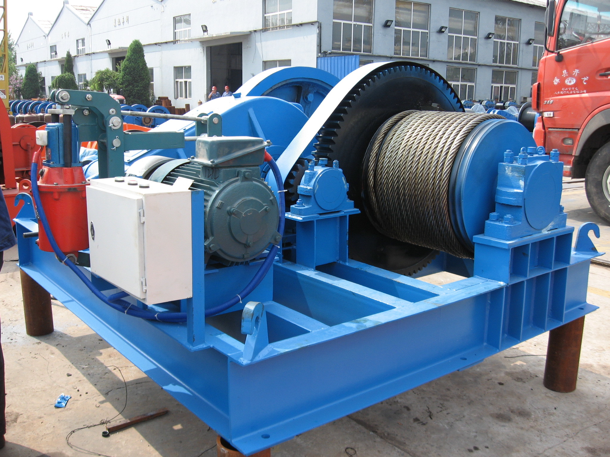 Working Class A3 Electric Wire Rope Winch 10ton Heavy Duty Hydraulic
