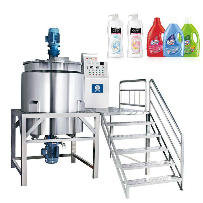  Hand Wash Homogenizing Shampoo Liquid Detergent Mixer Mixing Machine Manufactures