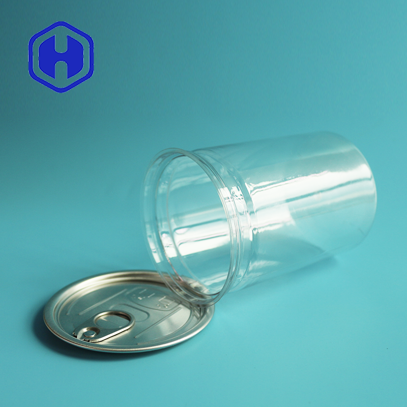 350ml Round Packing Plastic Spice Cans Sauce Tinplate Easy Open End