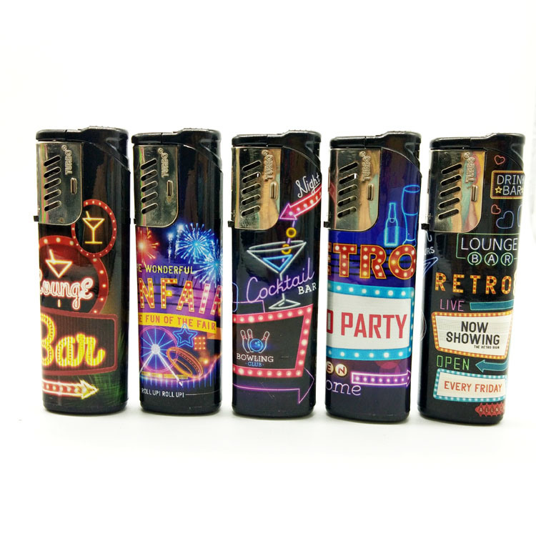 High Quality Electronic Windproof Gas Cigarette Lighter in Factory Price