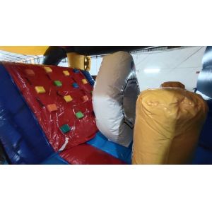 Customizable Inflatable Obstacle Course with Quadruple Stitching and Fireproof