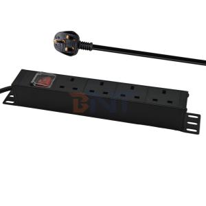 PDU 4-port Outlets SPD Surge Protector Power Strip Extension Socket 3250W with