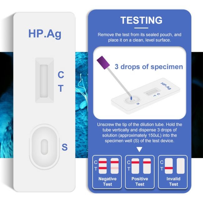 One Step H Pylori Antigen Test Kit 99% Accuracy Helicobacter Infectious Disease Test