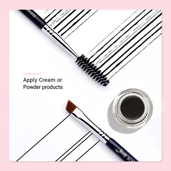 Jessup Dual Head Eyebrow Eyelash Brushes Cosmetics Beauty Tools
