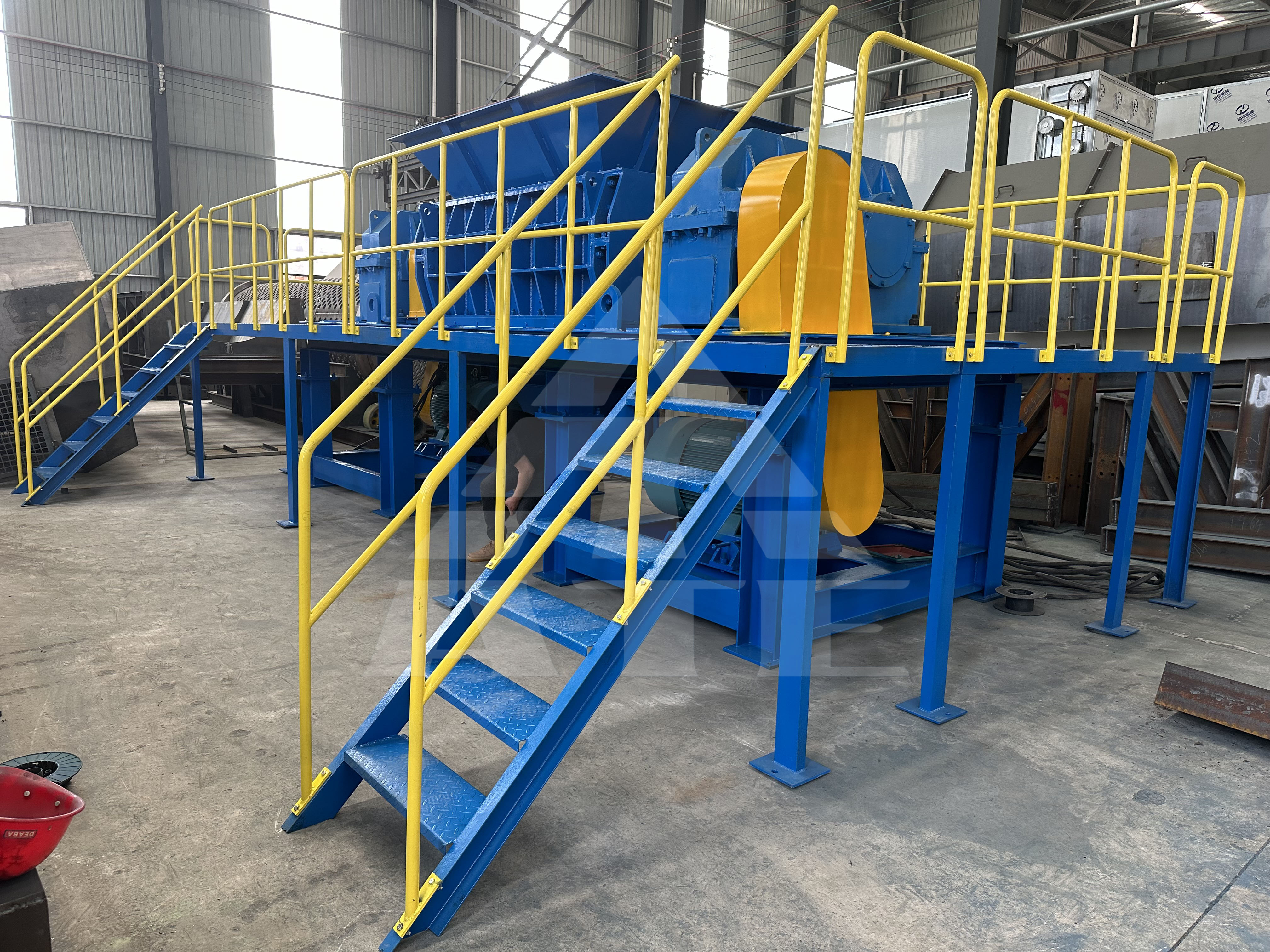 Aluminum Radiator Metal Shredder Aluminum Rim Metal Chip Shredder