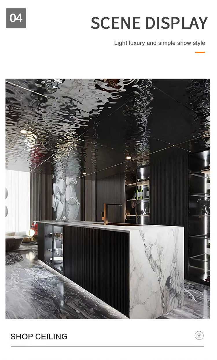 Interior Decorative PVC PET Water Ripple Panel 3D Wall Panel