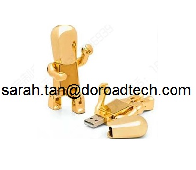Creative Metal Robot USB Flash Drive 2.0, Best Promotional Gift with Customize Logo