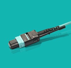 MPO Fiber Optic Loopback 24 Cores OM4 With ISO9001 Certified