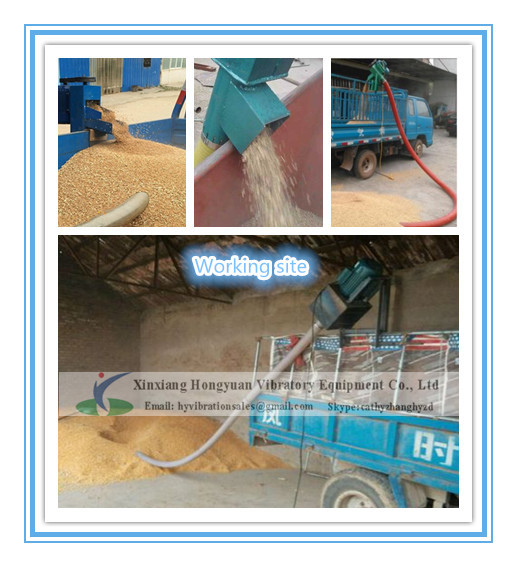 the new typle of bulk metarial auger more faster in speed conveyor machine