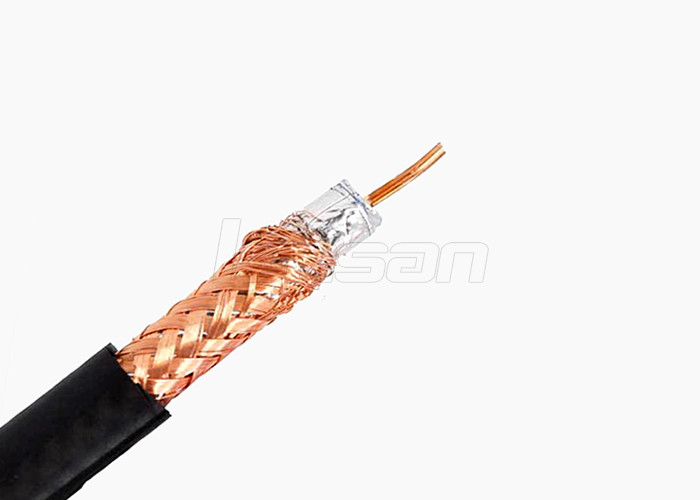 FPE Insulation 90% Braiding Coaxial CCTV Cable 18AWG RG6 Copper